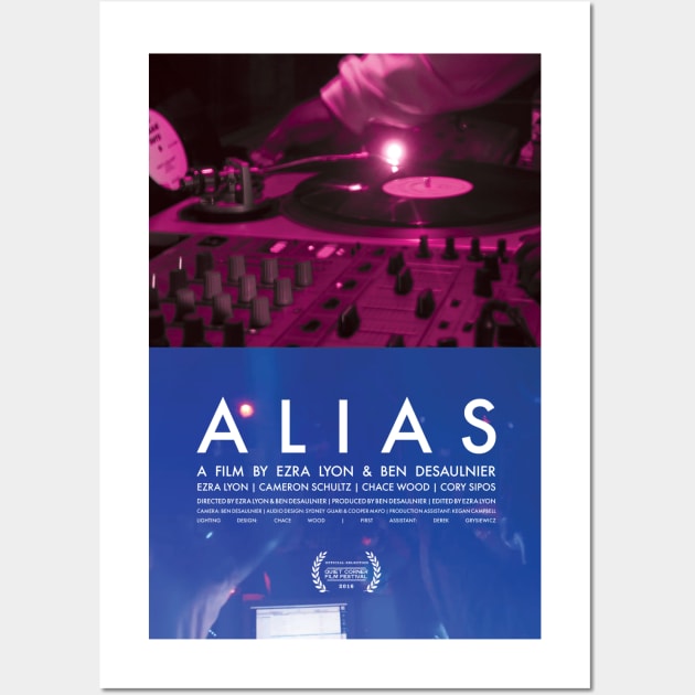 "Alias" by Ezra Lyon & Ben Desaulnier (Killingly High) Wall Art by QuietCornerFilmFestival